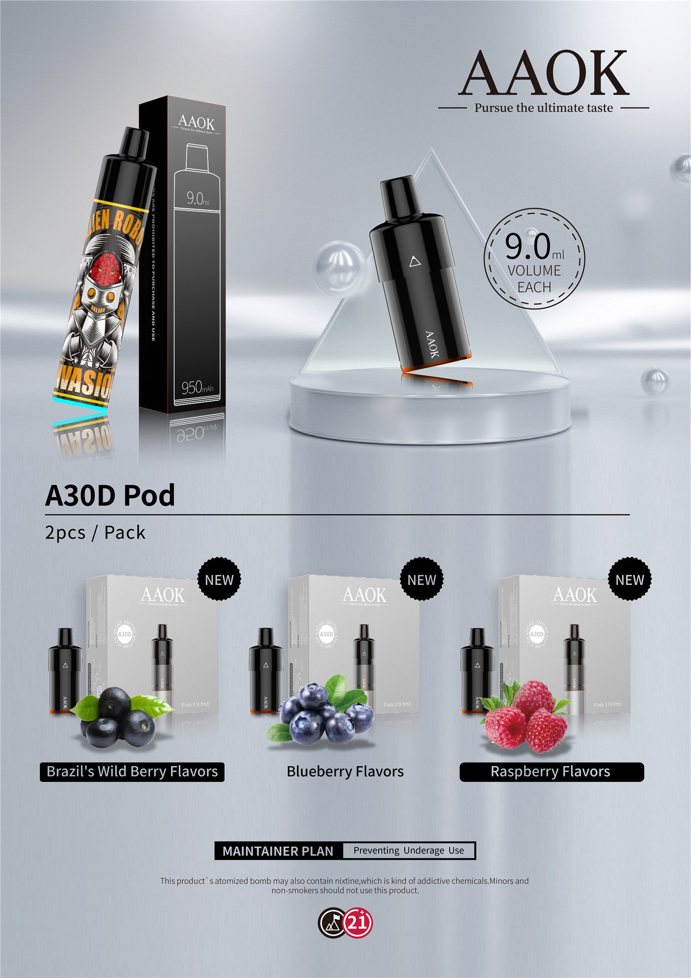 Wholesale A30 Rechargeable Replaceable vape system Manufacturer and ...